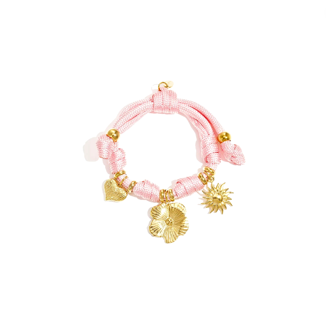 I'M MARTINA - Bracciale cordino pink