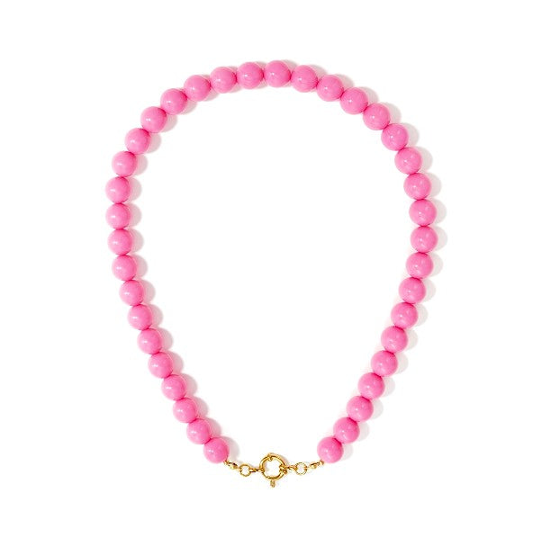 I'M MARTINA - Collana charmpop slim rose red