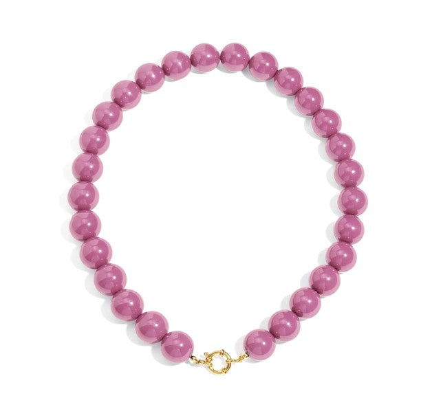 I'M MARTINA - Collana charmpop deep pink