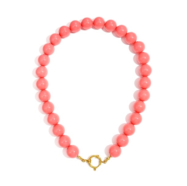 I'M MARTINA - Collana charmpop salmon rose