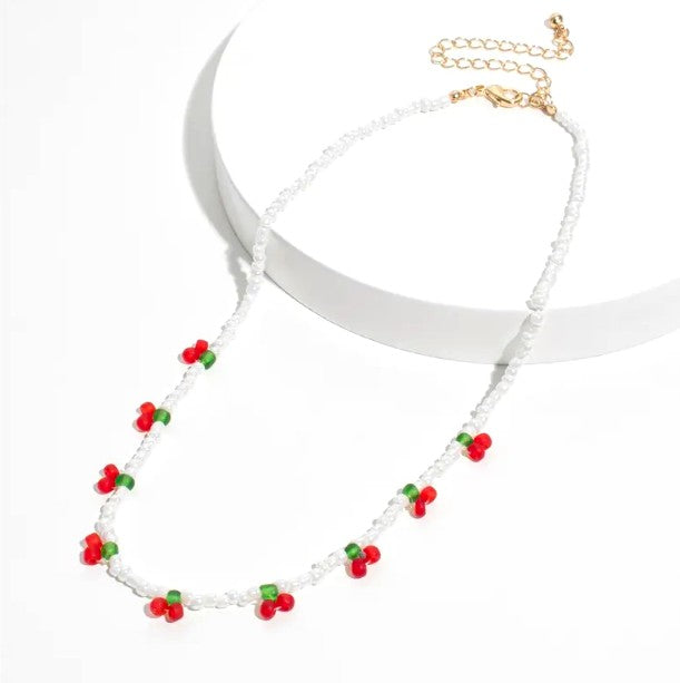 I'M MARTINA - Collana cherry di perline