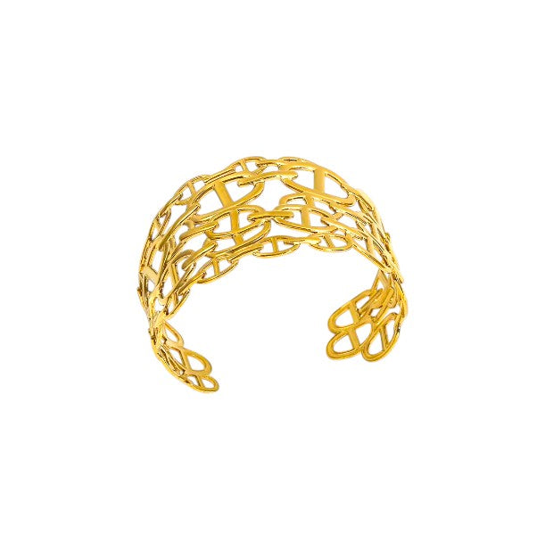 I'M MARTINA - Bracciale rigido a maglie larghe