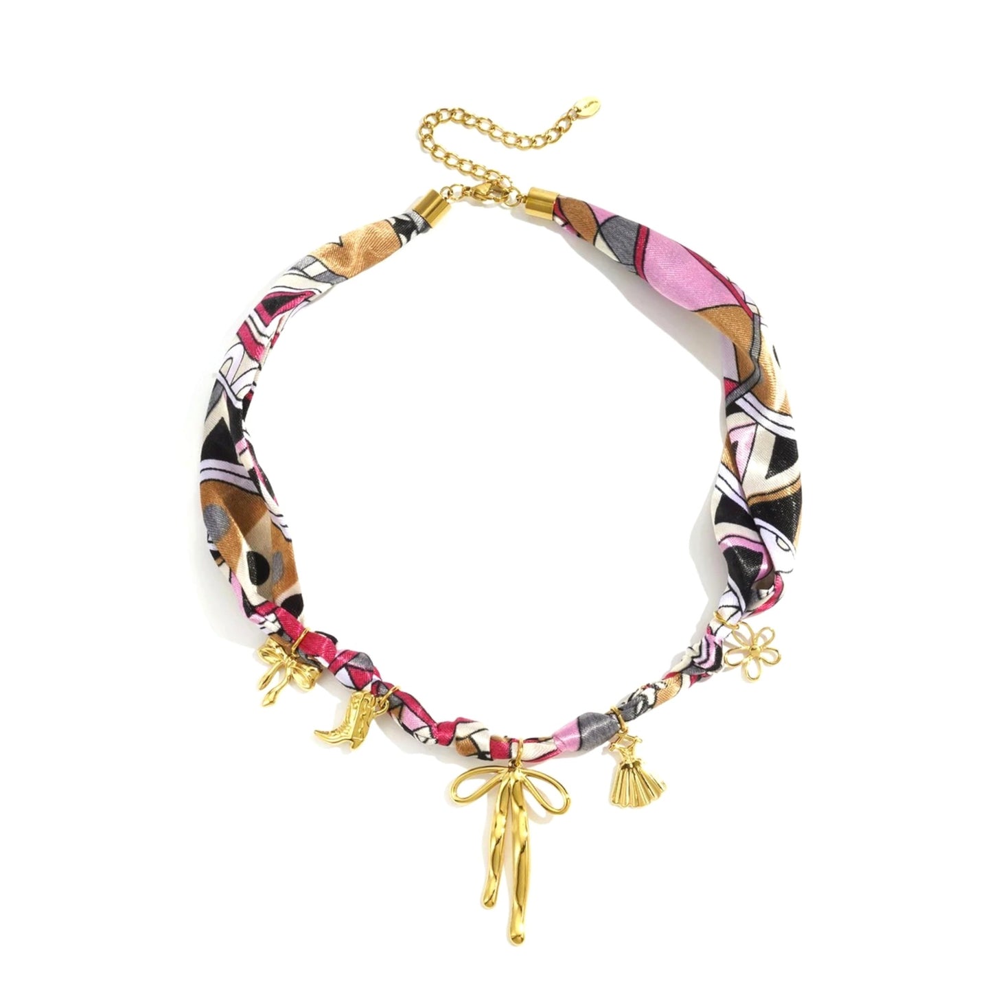 I'M MARTIINA - Collana foulard con charm