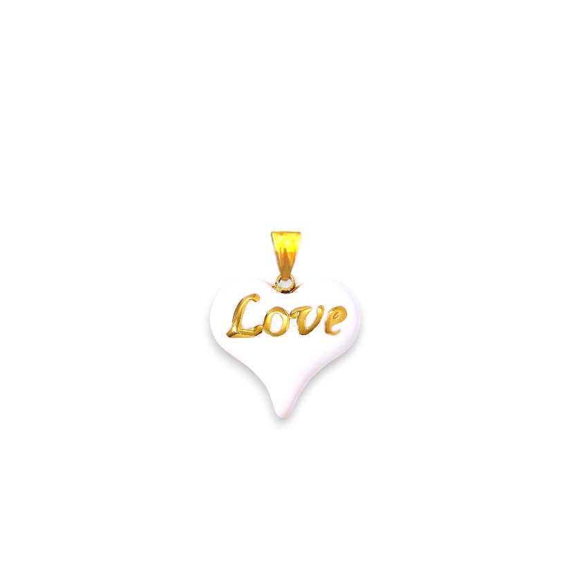 I'M MARTINA - Ciondolo Love white