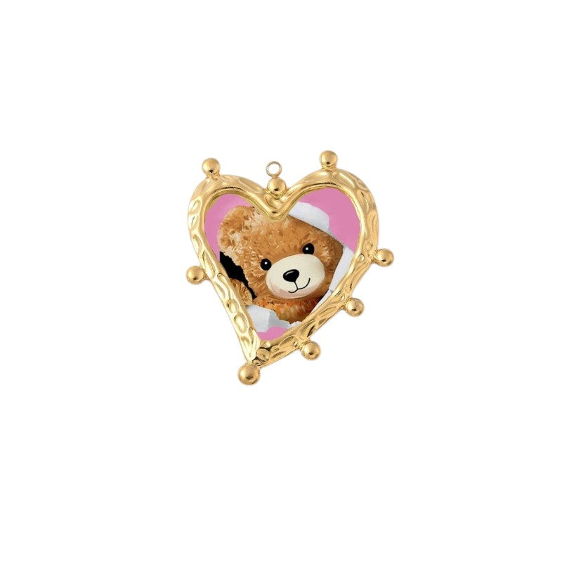 I'M MARTINA - Ciondolo Lovepop teddy fatto a mano