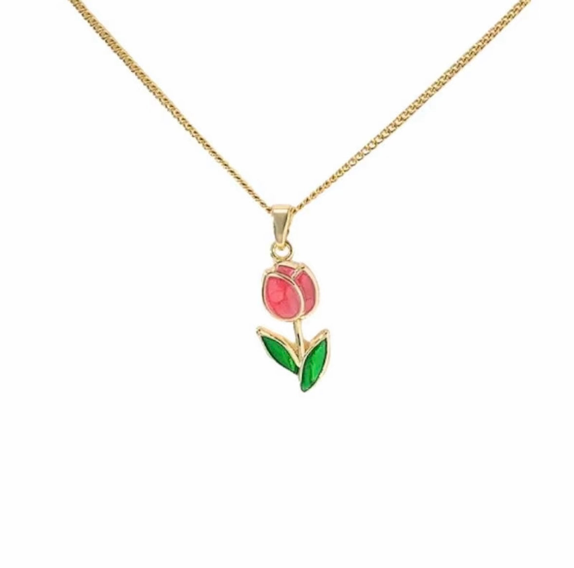 I'M MARTINA - Collana tulipano red