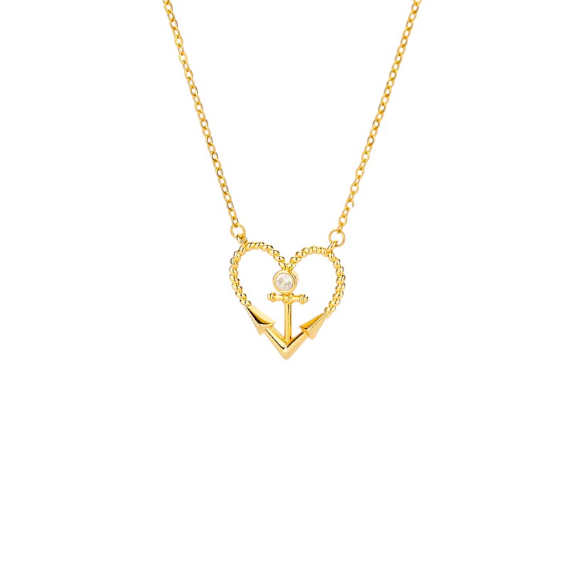 I'M MARTINA - Collana ancora del Cuore