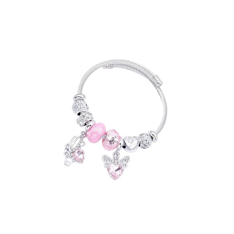 I'M MARTINA - Bracciale cristalli di luce pink