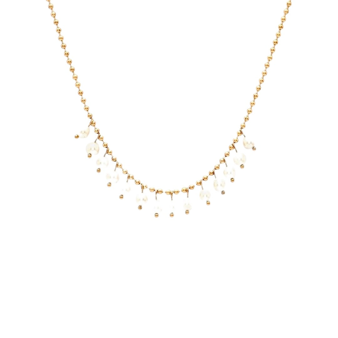 I'M MARTINA - Collana di perline pendenti