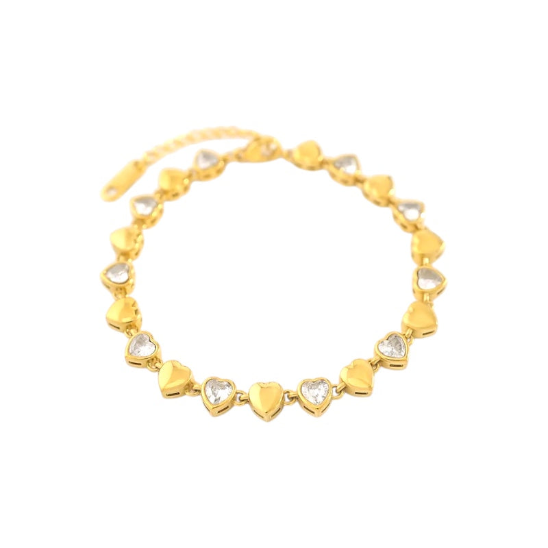 I'M MARTINA - Bracciale multiLove con zirconi