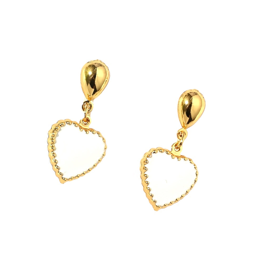 I'M MARTINA - Orecchini Love white