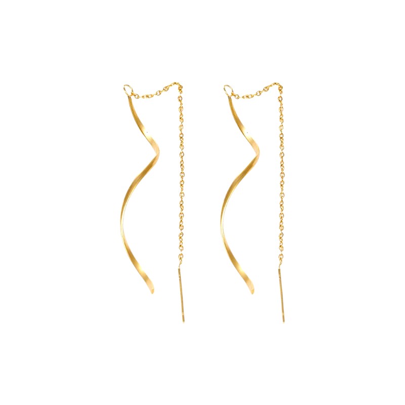 I'M MARTINA - Orecchini saliscendi spirale