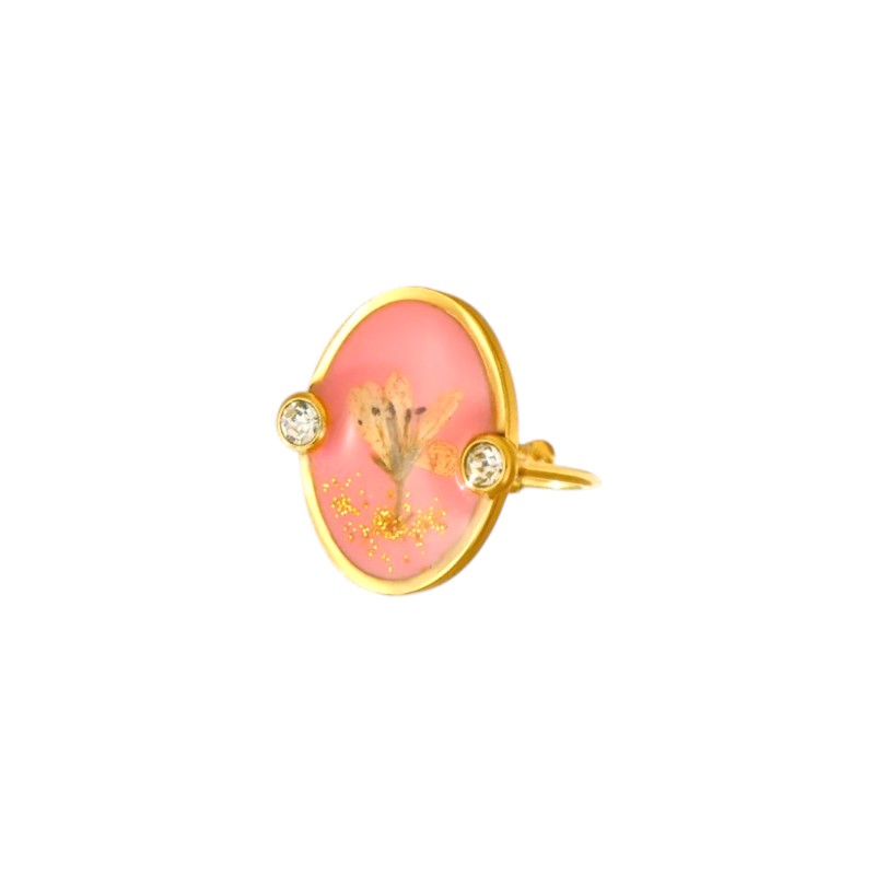I'M MARTINA - Anelli flower con punti luce