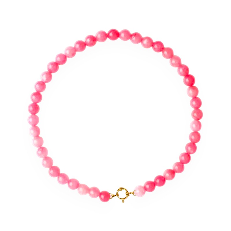 I'M MARTINA - Collana charmpop slim crazy pink