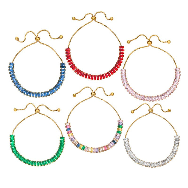 I'M MARTINA - Bracciali tennis con cursore