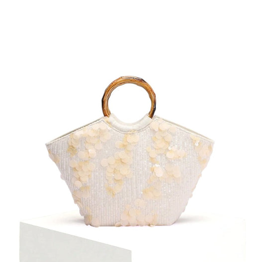 I'M MARTINA - Borsa romantic bianca