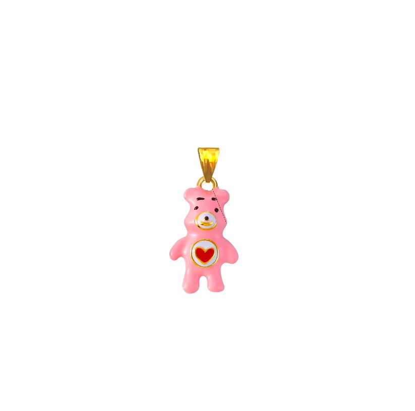 I'M MARTINA - Ciondolo teddy love pink