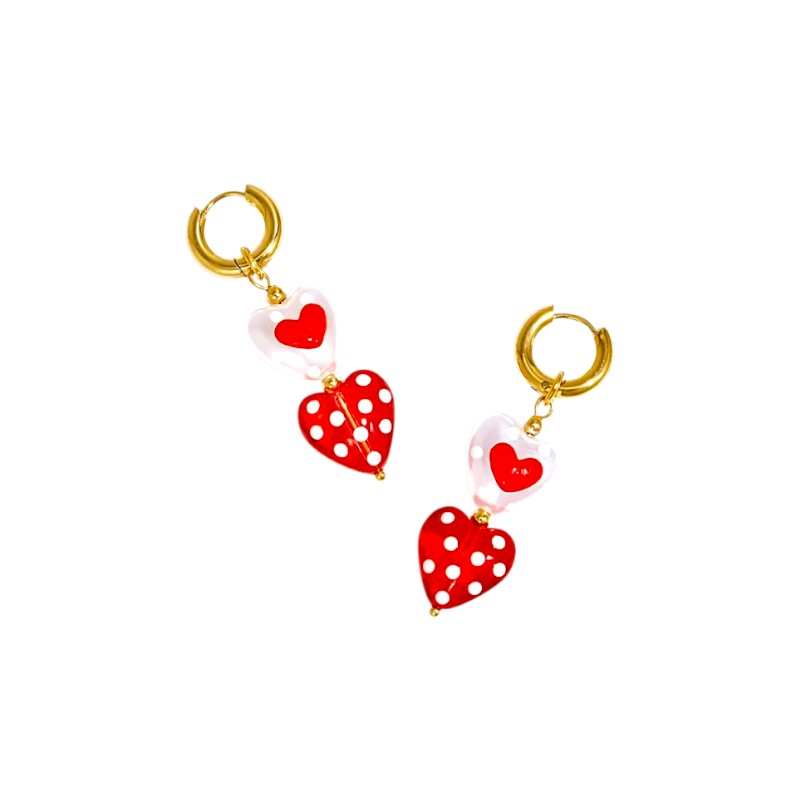I'M MARTINA - Orecchini Candy Love a Pois