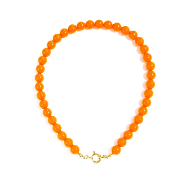 I'M MARTINA - Collana charmpop slim orange