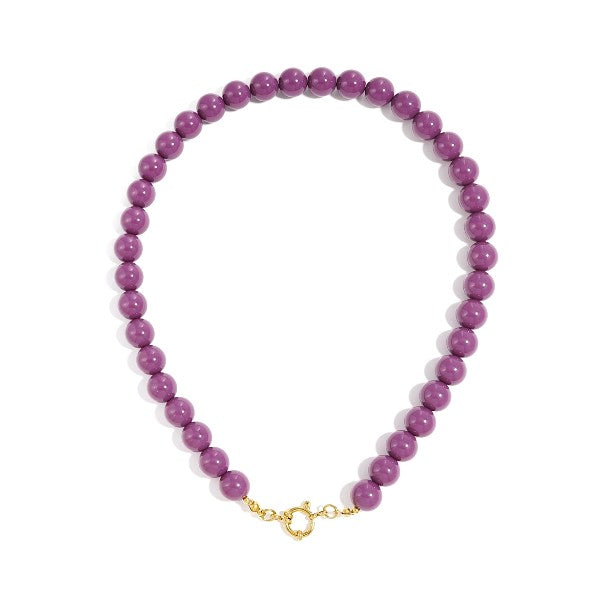 I'M MARTINA - Collana charmpop slim purple