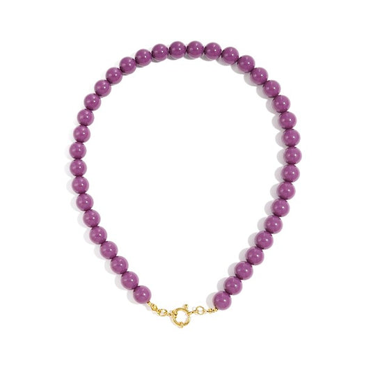 I'M MARTINA - Collana charmpop slim purple