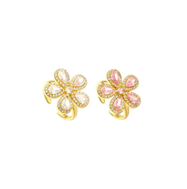 I'M MARTINA - Anello flower con zirconi