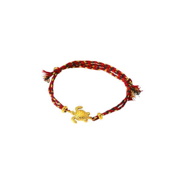 I'M MARTINA - Bracciale in corda con tartaruga