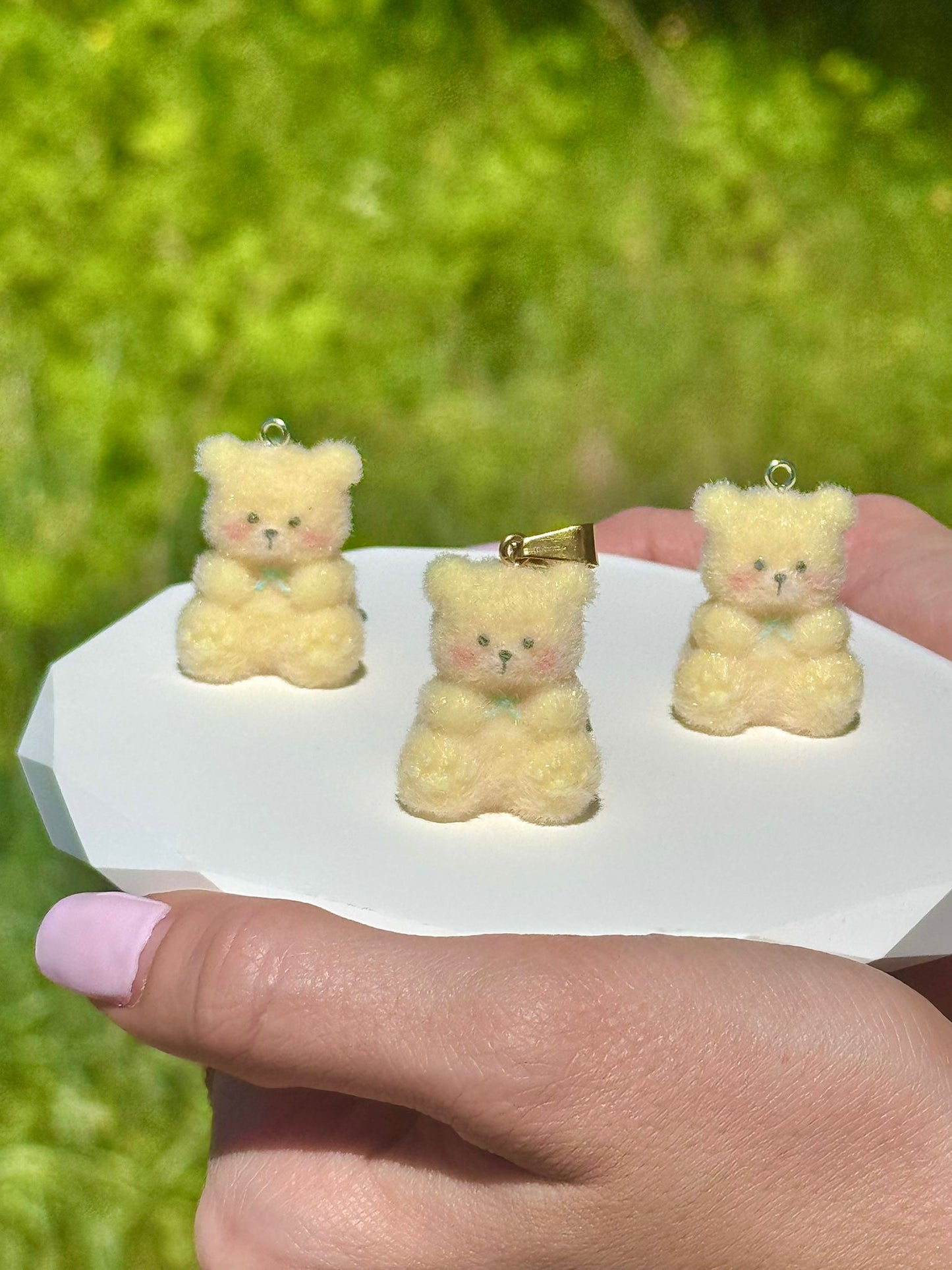 I'M MARTINA - Ciondolo hairy teddy