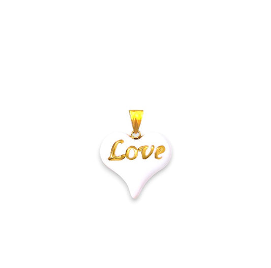 I'M MARTINA - Ciondolo Love white