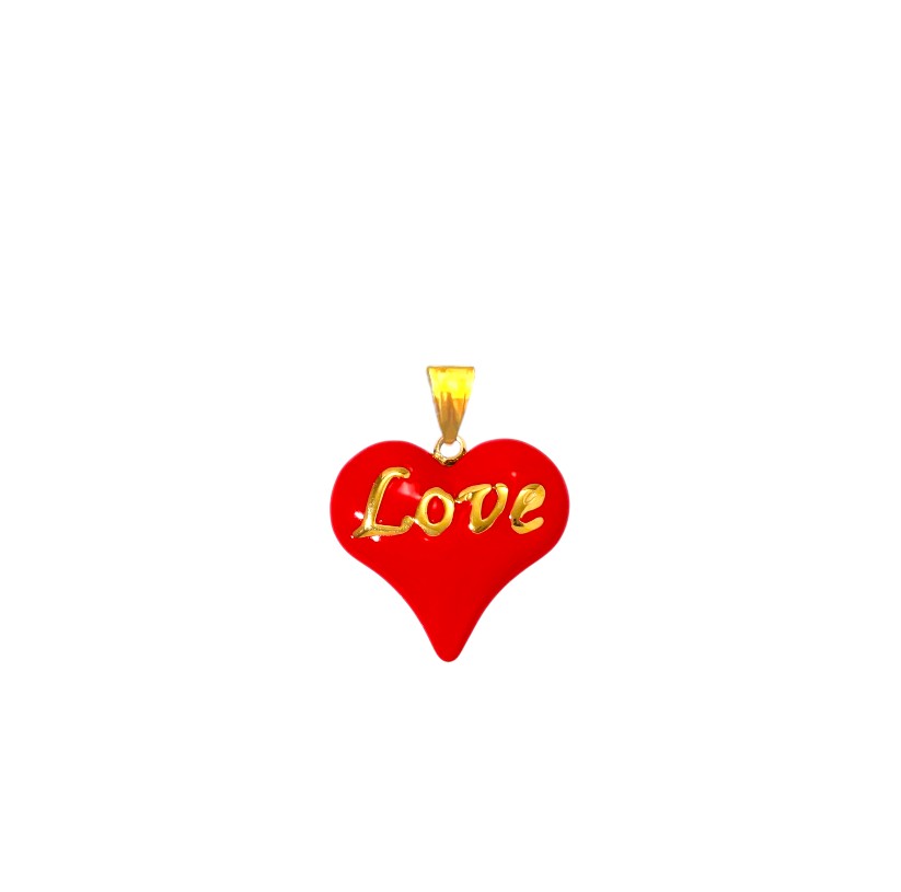 I'M MARTINA - Ciondolo Love red
