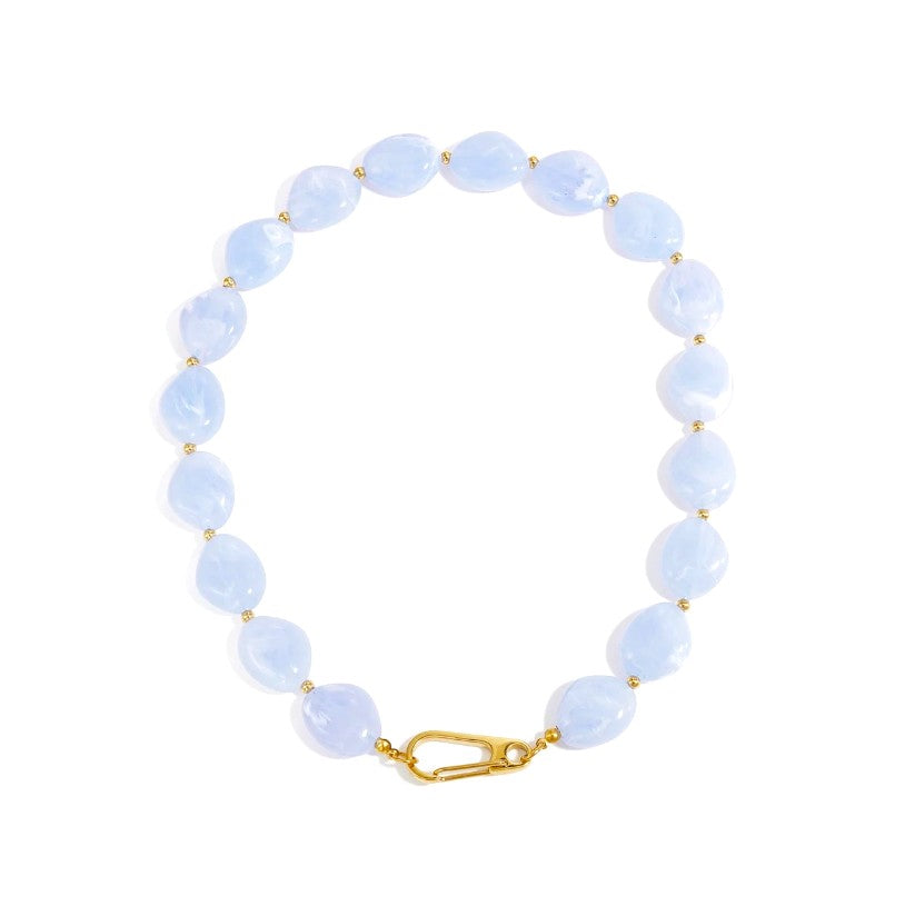 I'M MARTINA - Collana charmstone blu