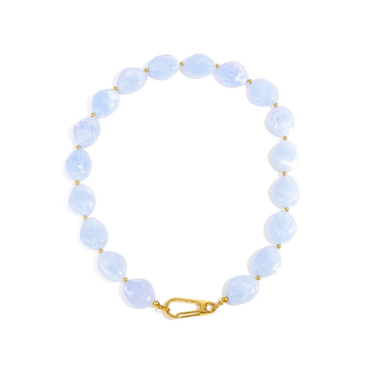 I'M MARTINA - Collana charmstone blu