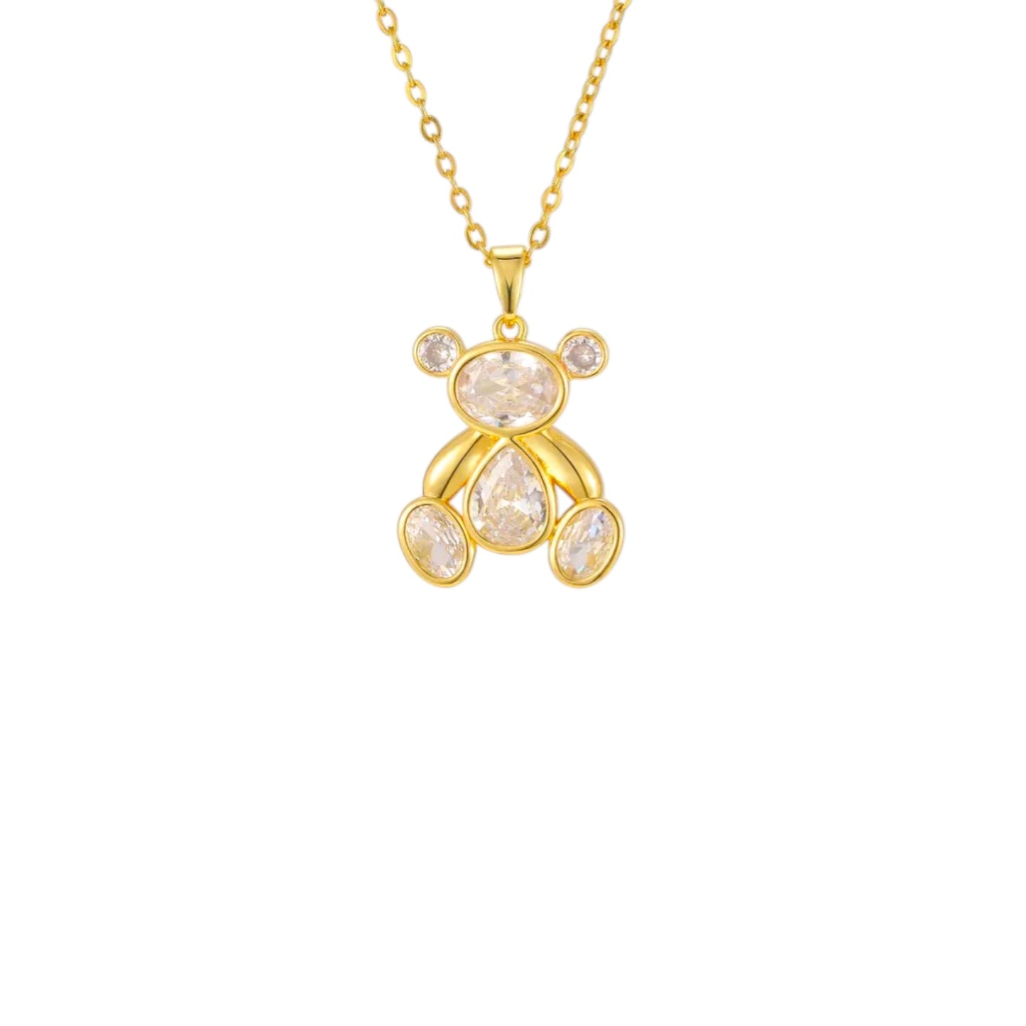 I'M MARTINA - Collana teddy con zirconi
