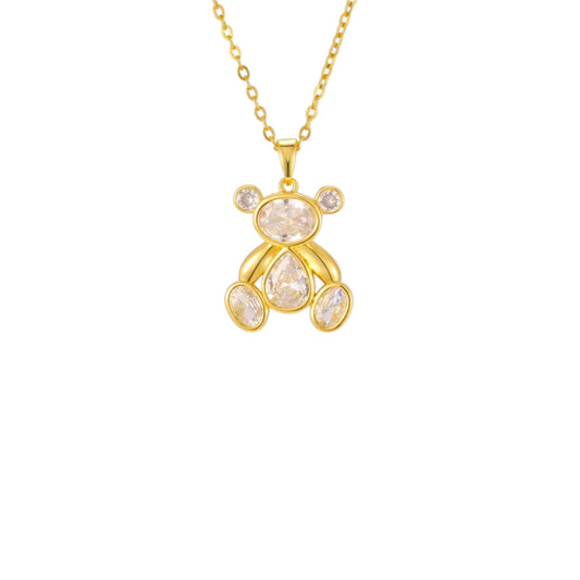 I'M MARTINA - Collana teddy con zirconi
