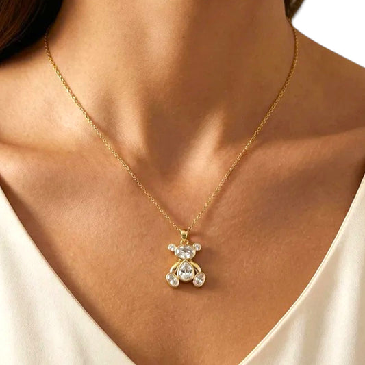 I'M MARTINA - Collana teddy con zirconi