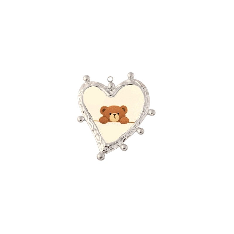 I'M MARTINA - Ciondolo Lovepop teddy fatto a mano