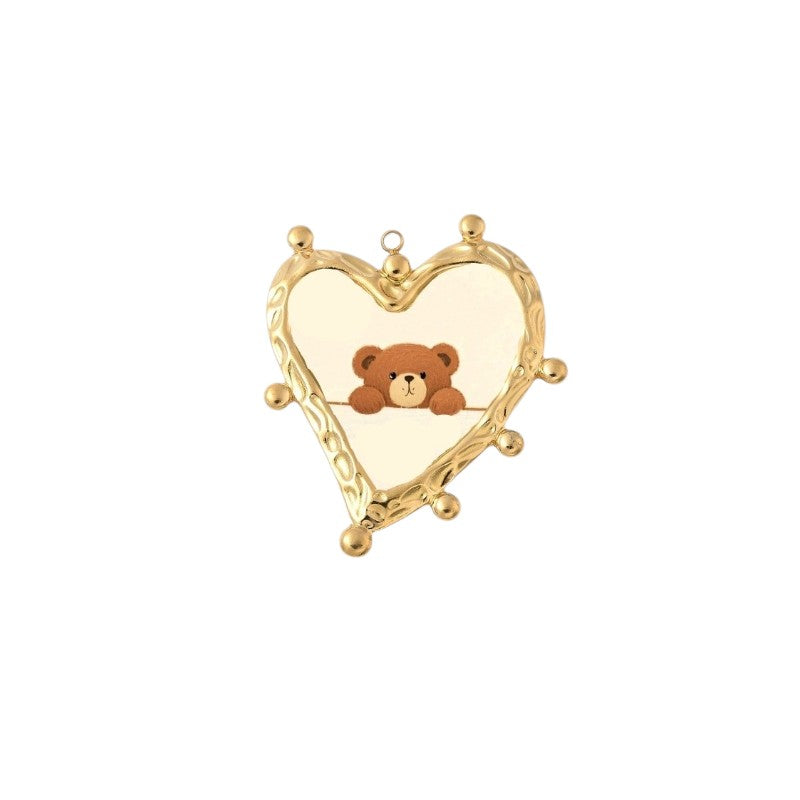 I'M MARTINA - Ciondolo Lovepop teddy fatto a mano