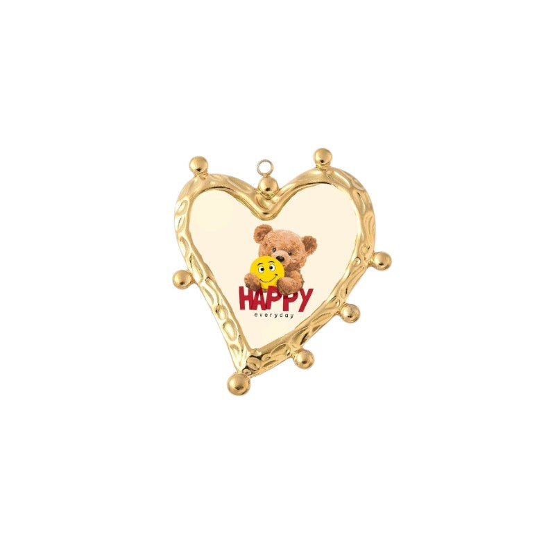 I'M MARTINA - Ciondolo Lovepop teddy fatto a mano