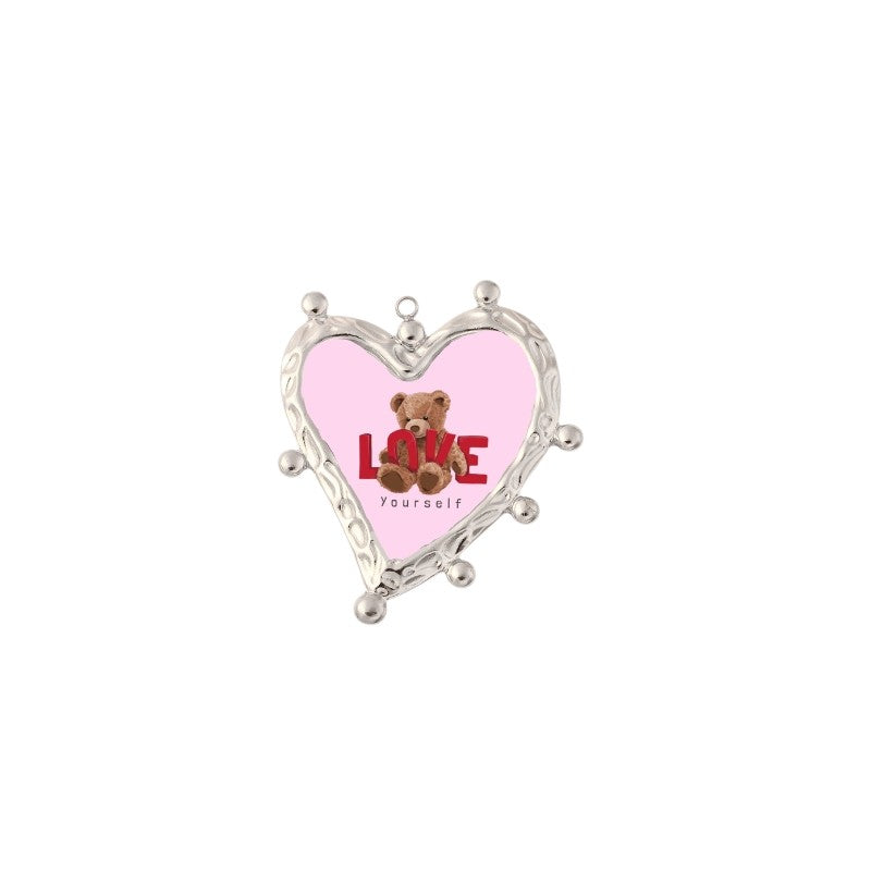 I'M MARTINA - Ciondolo Lovepop teddy fatto a mano