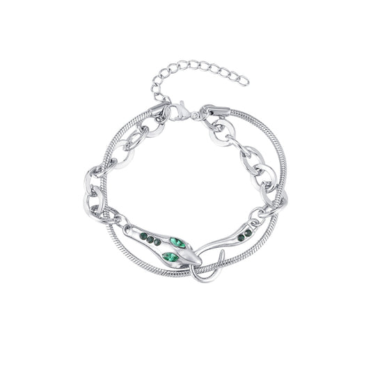 I'M MARTINA - Bracciale snake green