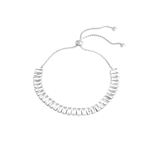 I'M MARTINA - Bracciale tennis rettangolare regolabile