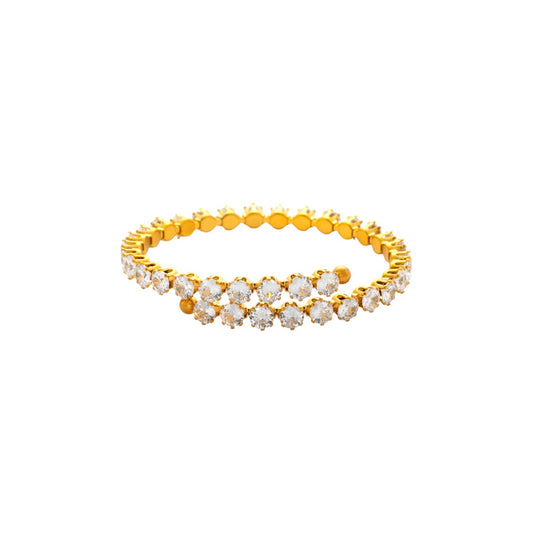 I'M MARTINA - Bracciale twist con zirconi