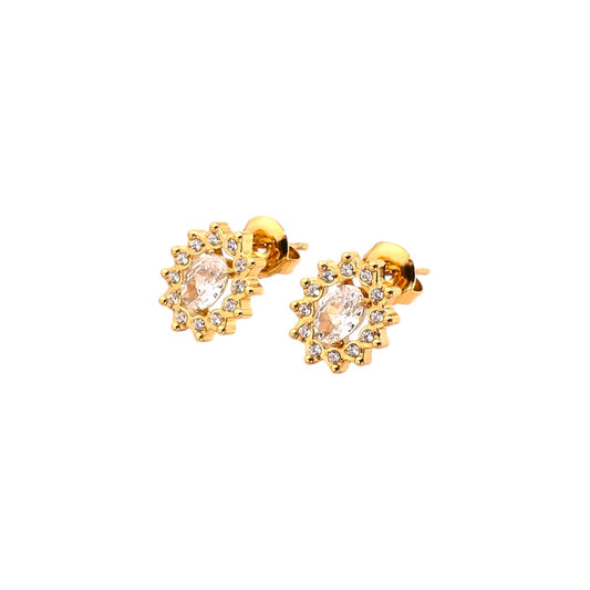 I'M MARTINA - Orecchini diamond con zirconi
