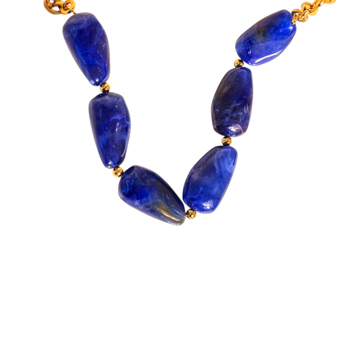 I'M MARTINA - Collana blu stone