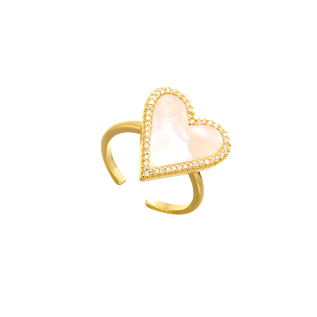 I'M MARTINA - Anello BigLove madreperla