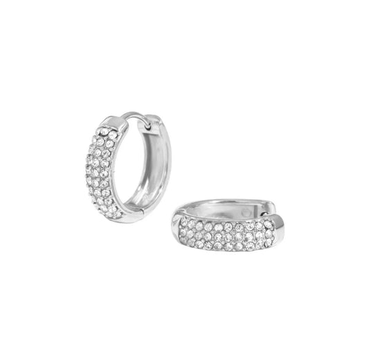 I'M MARTINA - Orecchini ring con zirconi