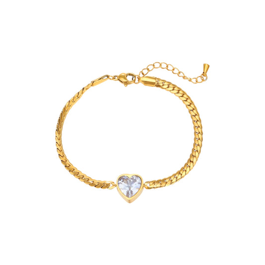 I'M MARTINA - Bracciale Love con zircone