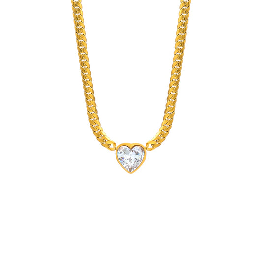 I'M MARTINA - Collana Love con zircone