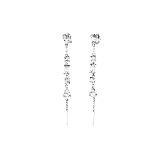 I'M MARTINA - Orecchini saliscendi di zirconi