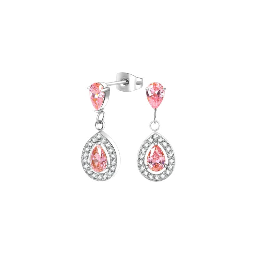 I'M MARTINA - Orecchini gocce di rosa